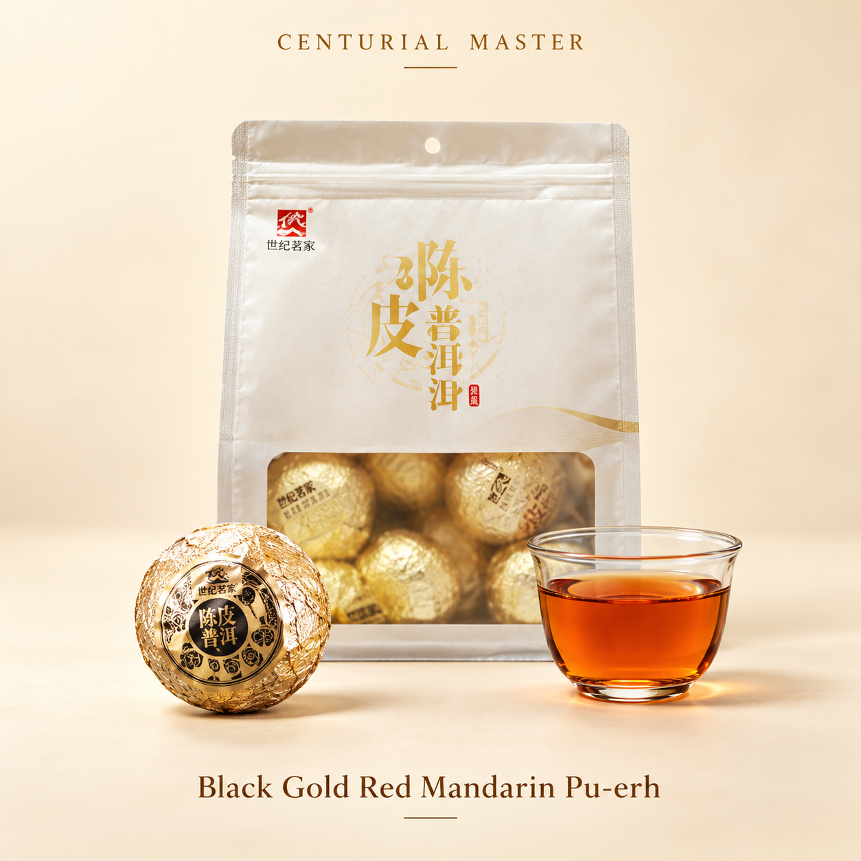 Black Gold Red Mandarin Pu-erh